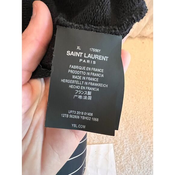 Saint Laurent Space Print Crew Neck - Picture 6 of 9